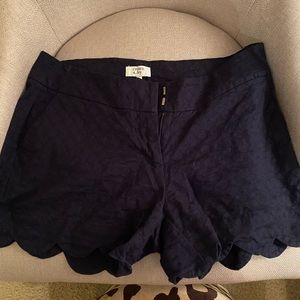 Navy crown and ivy shorts